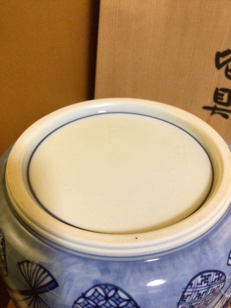 茶道具 染付 皆具 おそらく未使用品 共箱付き