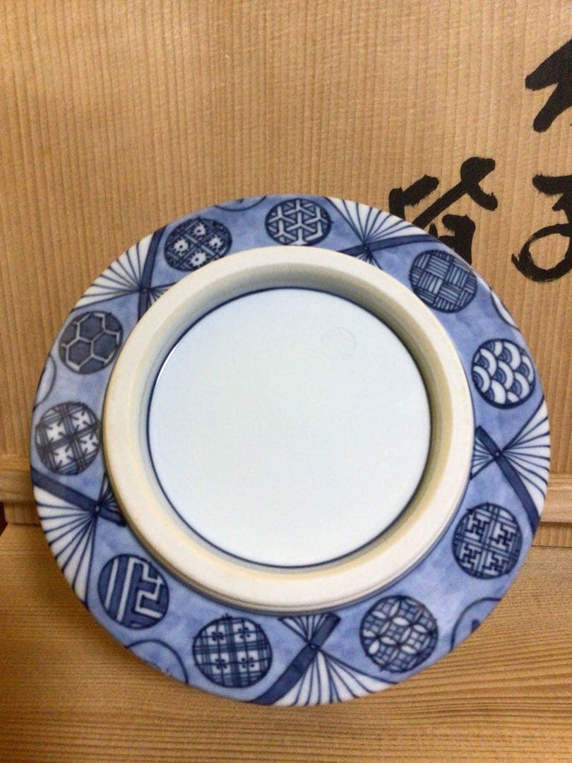 茶道具 染付 皆具 おそらく未使用品 共箱付き