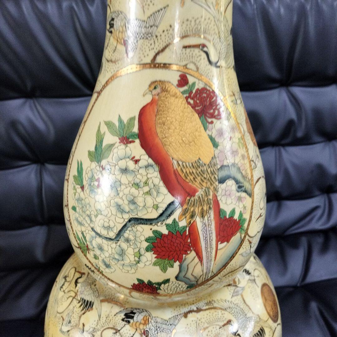 薩摩焼 61cm 瓢箪 飾り壷 骨董 アンティーク