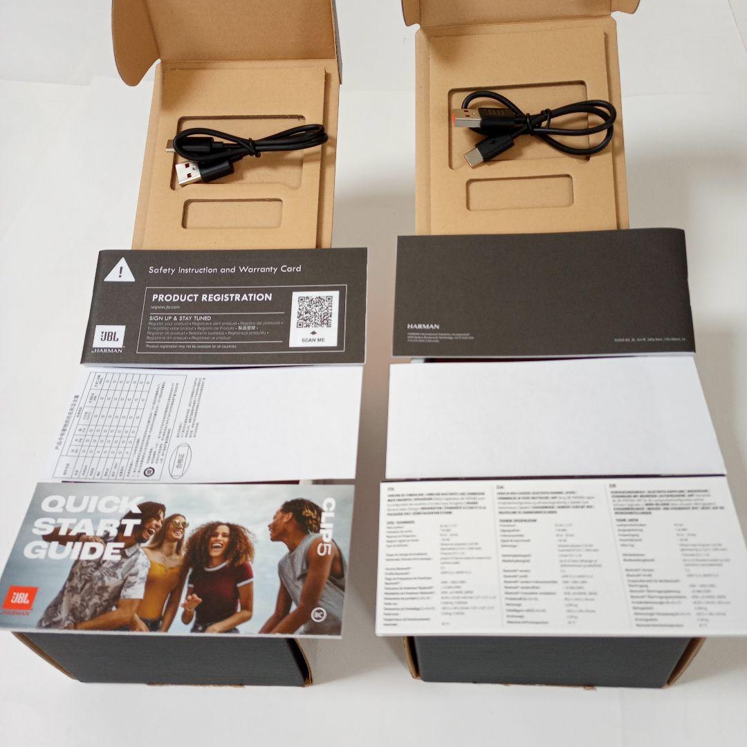 JBL CLIP5 ウィンブルドングリーン ワイヤレススピーカー 二台組