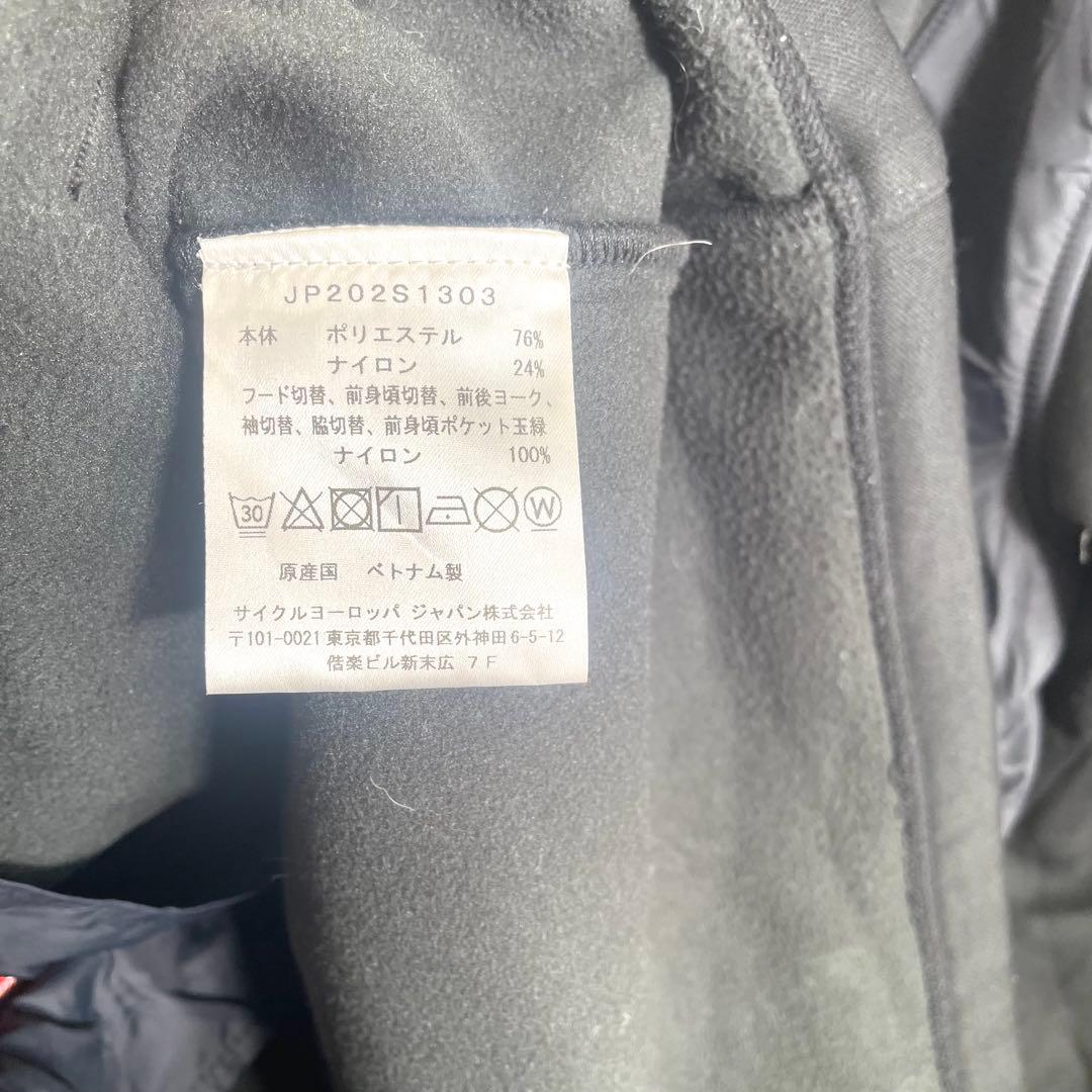 ビアンキ　サイクルジャケット　サイクルウェア　裏起毛　防風　ハイブリッド構造　S