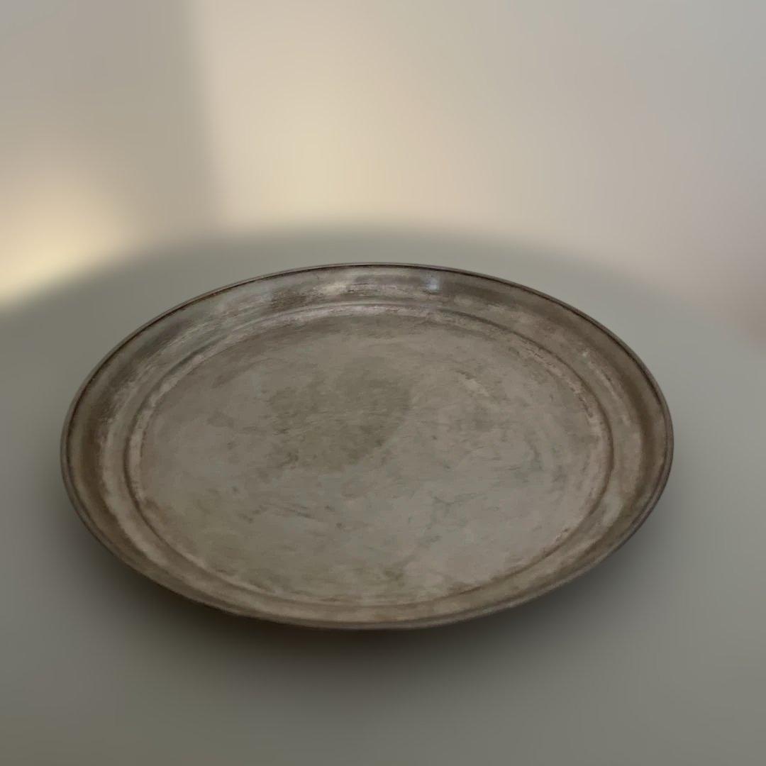 scope スコープ　東屋　小盆 真鍮銀めっき　トレー