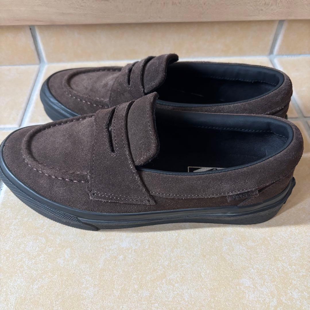 VANS ブラウン スエード ローファー