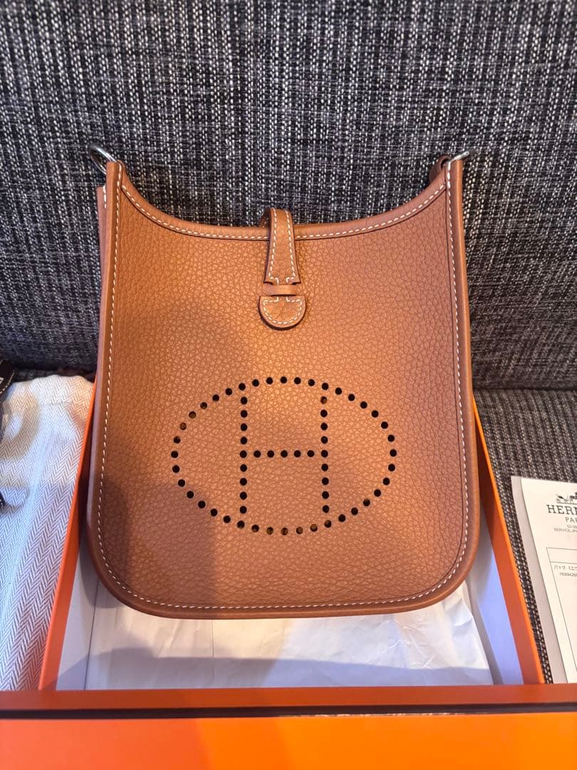 【エルメス】ミニエブリン/エブリンTPM/ゴールド/シルバー金具