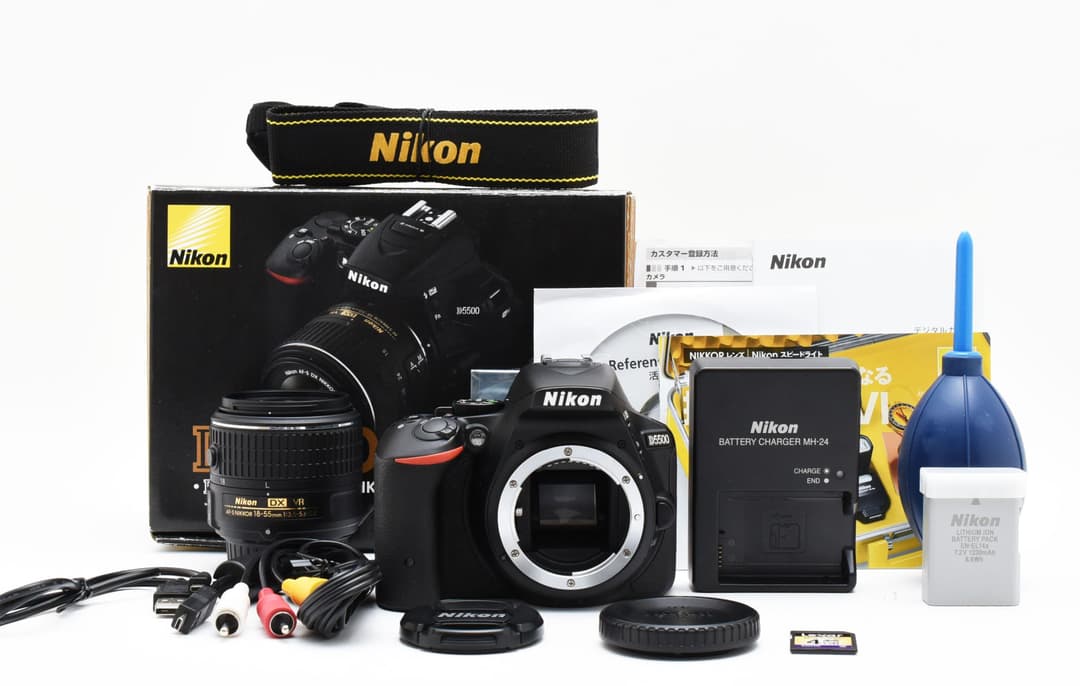 3136ショット Nikon D5500 Wi-Fi レンズセット #8290