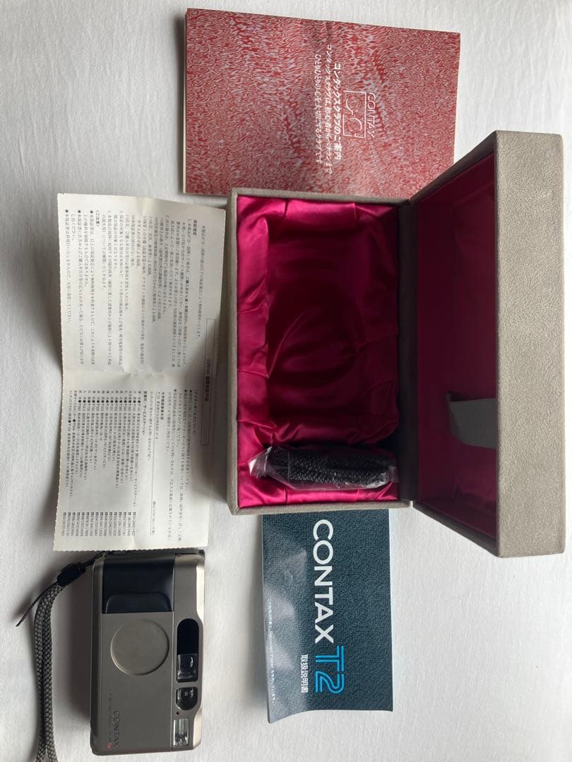 CONTAX T2 コンパクトフィルムカメラ シルバー