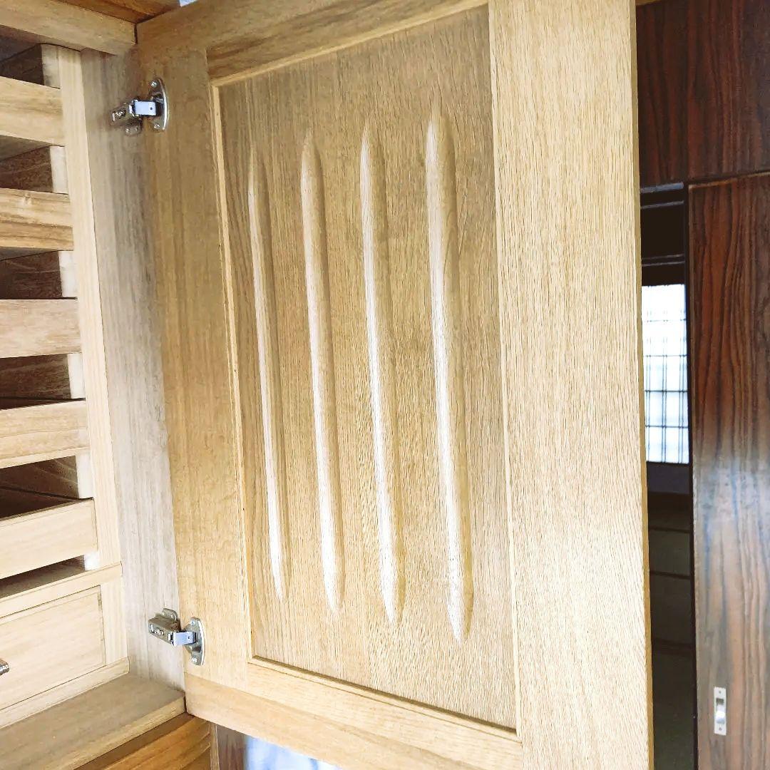 府中家具和箪笥　全面天然ナラ材　内側総桐