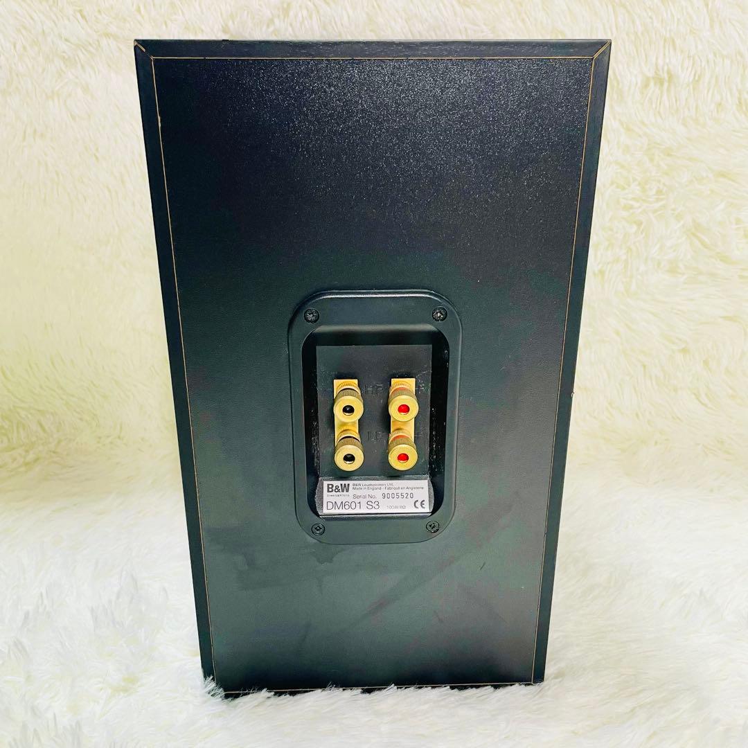 美品　B&W スピーカー　DM601 S3 ブラック　シリアルナンバー連番