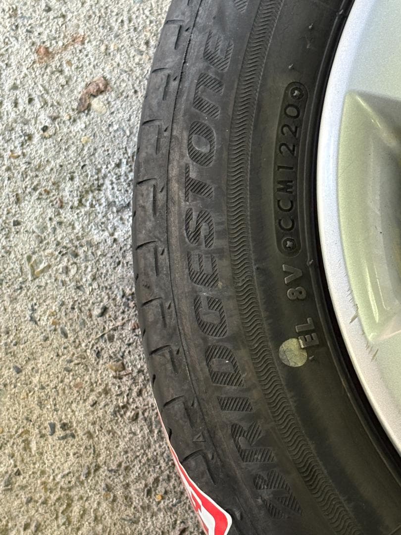 ムーヴキャンバス 純正タイヤホイールセット 155/65R14 ブリヂストン