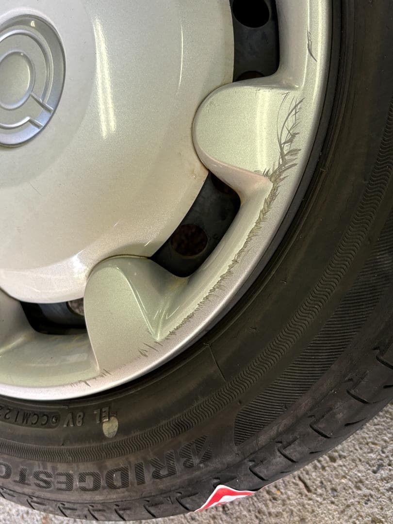 ムーヴキャンバス 純正タイヤホイールセット 155/65R14 ブリヂストン