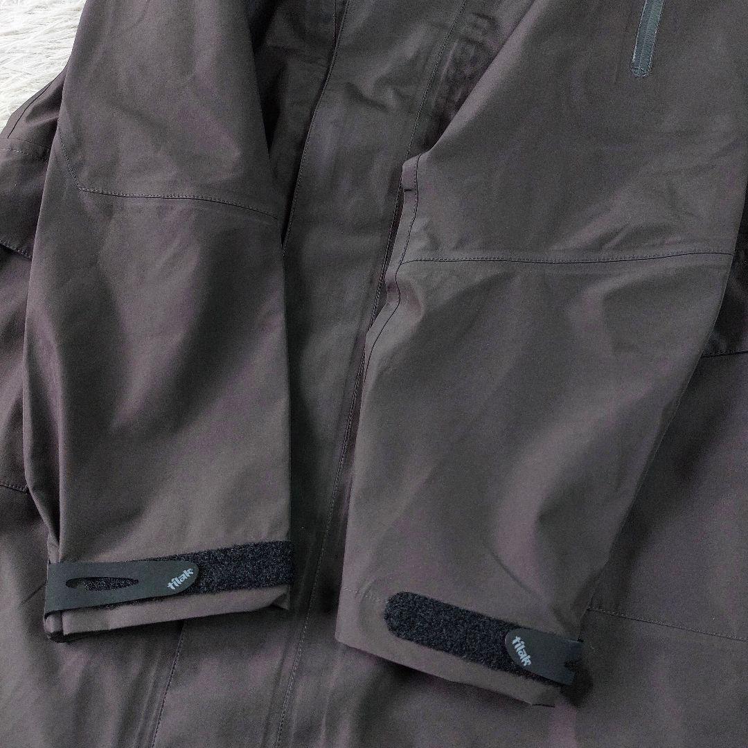 美品 tilak Poutrnik ワンポイント ロゴ ステンカラーレインコート