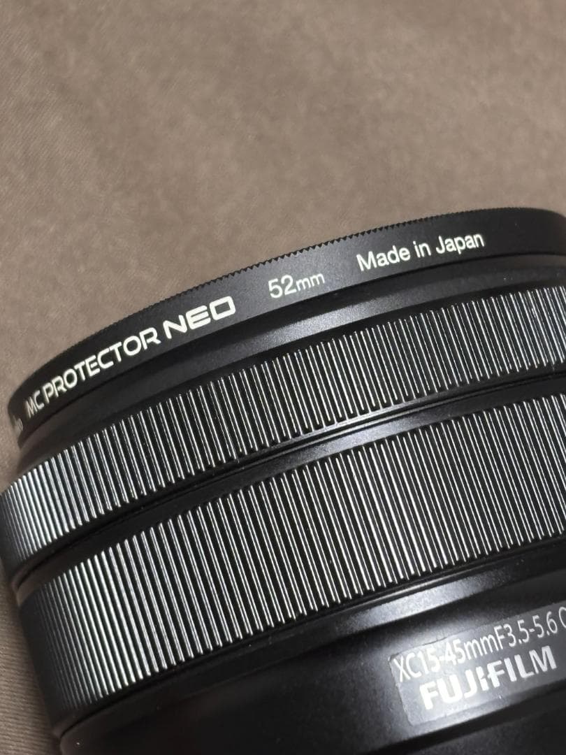 FUJIFILM ズームレンズ XC15-45mm レンズプロテクター付き