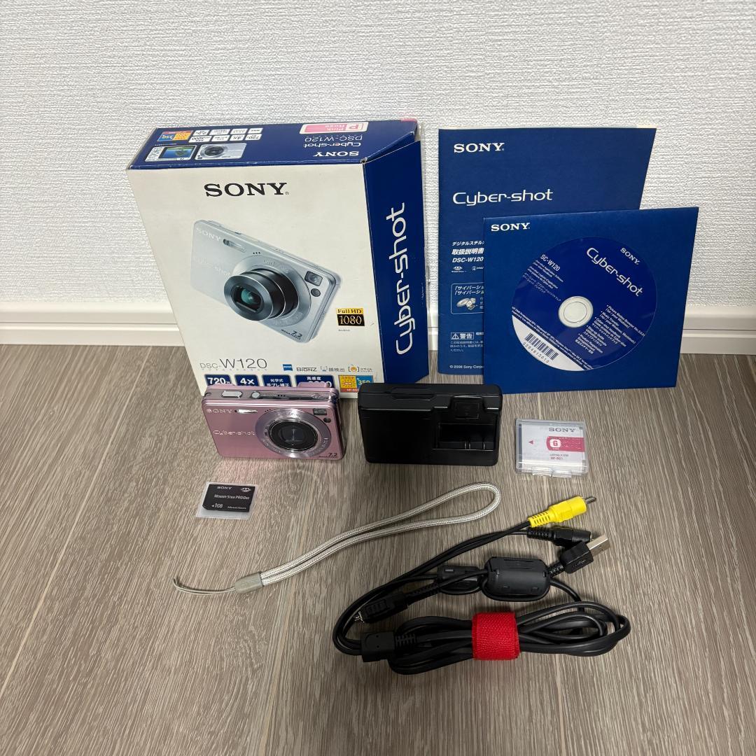 SONY Cyber-shot DSC-W120 ピンクローズ