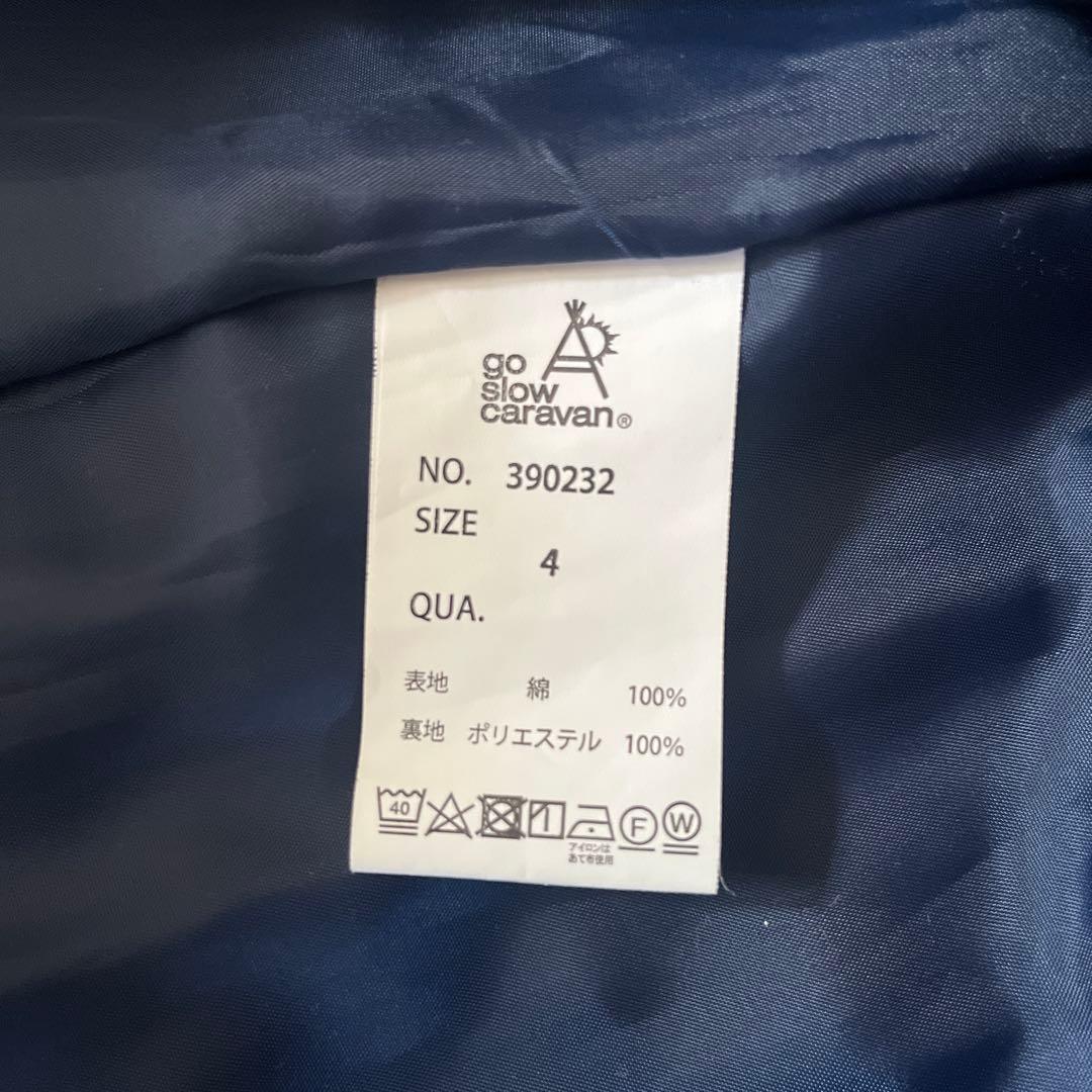 ゴースローキャラバン 植物 昆虫 刺繍 モッズコート