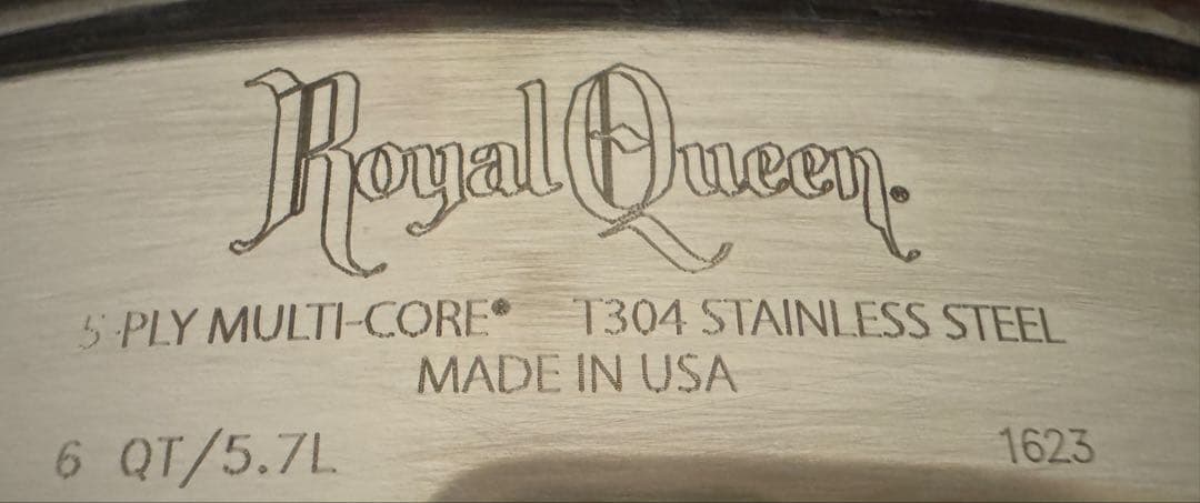 ロイヤルクイーン　6コート　大スチーマー　大ドームカバー　IH対応