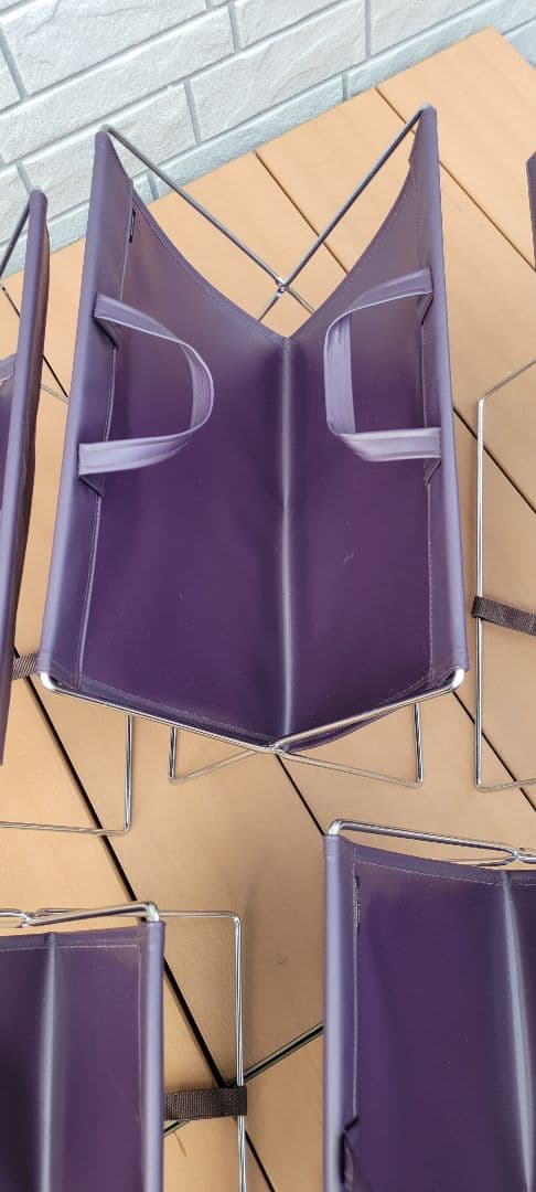 サキ R-357BR セルフワゴン レザースタイル PVC ブラウン ラゲッジ②