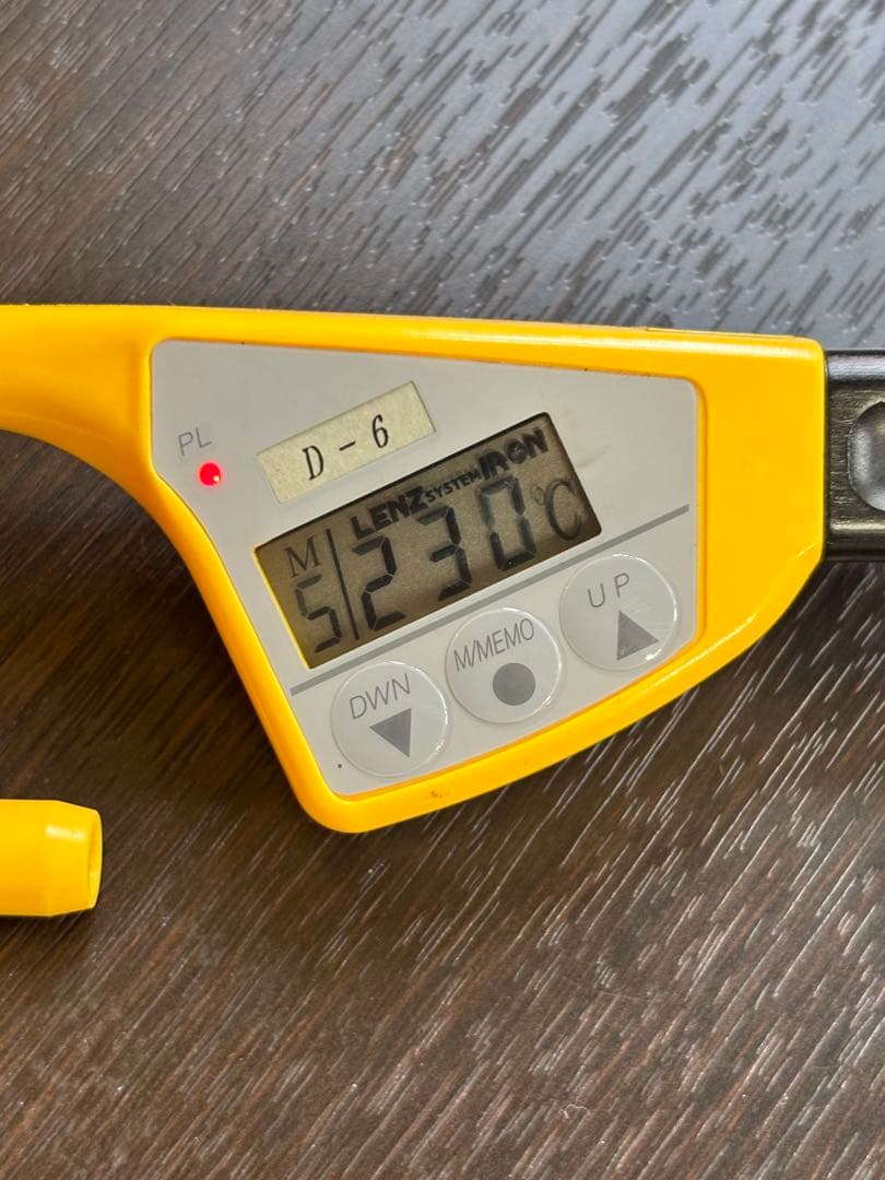 未使用　LENZ D-6レンツデジタルアイロン 5角　6ミリアイロン