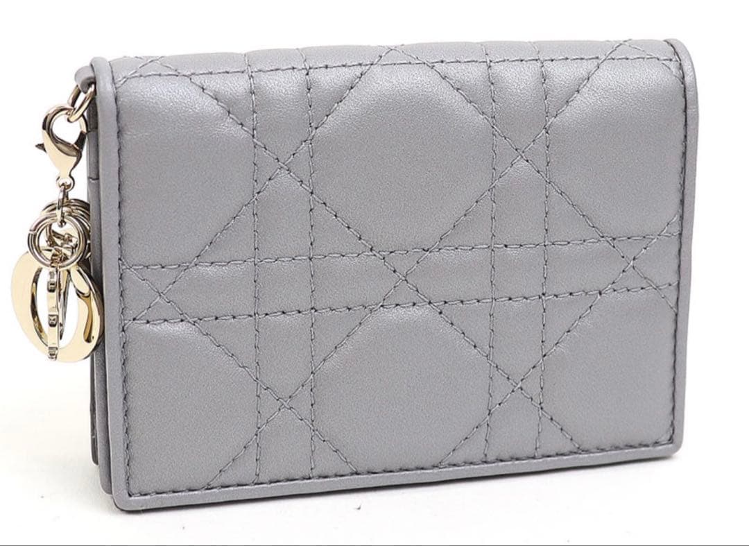 美品❣️ディオール Dior 名刺入れ ラムスキン（羊革）