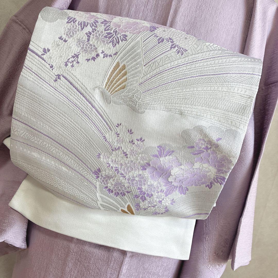 色無地　フルセット　着物　スモールサイズ　しつけ糸付き　正絹　文箱　古典　G15