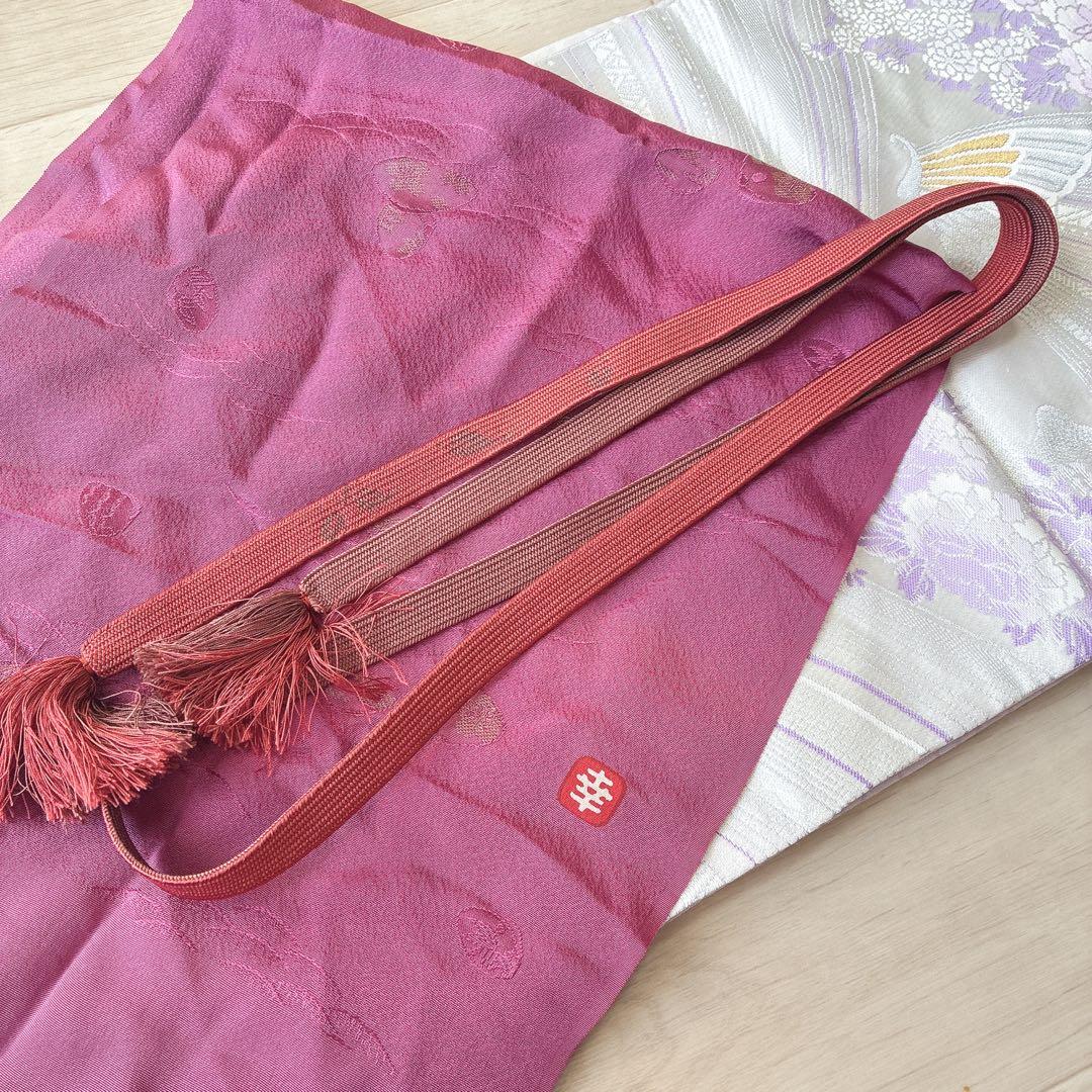 色無地　フルセット　着物　スモールサイズ　しつけ糸付き　正絹　文箱　古典　G15