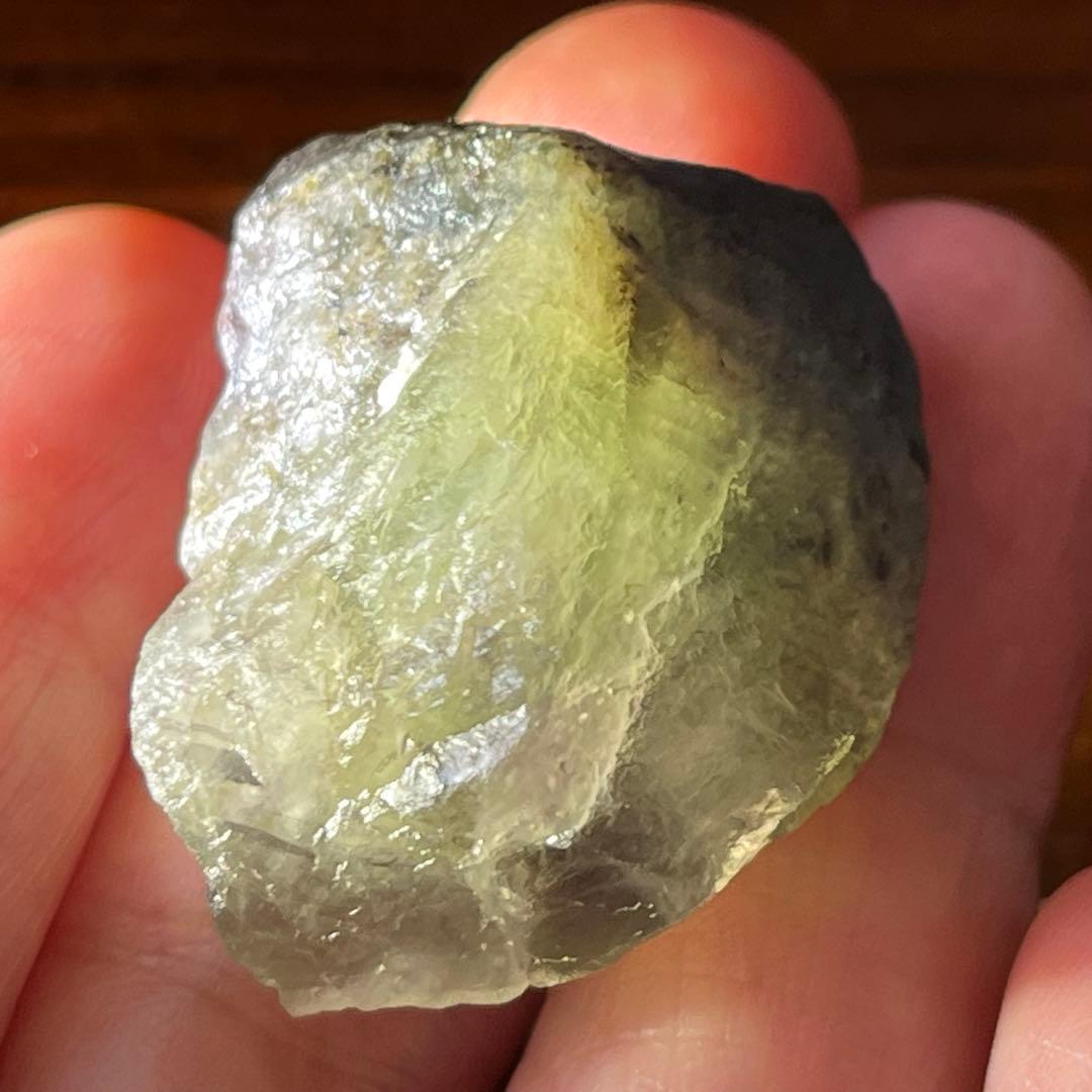 バイカラー 縞模様 フローライト 90.9ct 原石 グリーン グレー 一点物