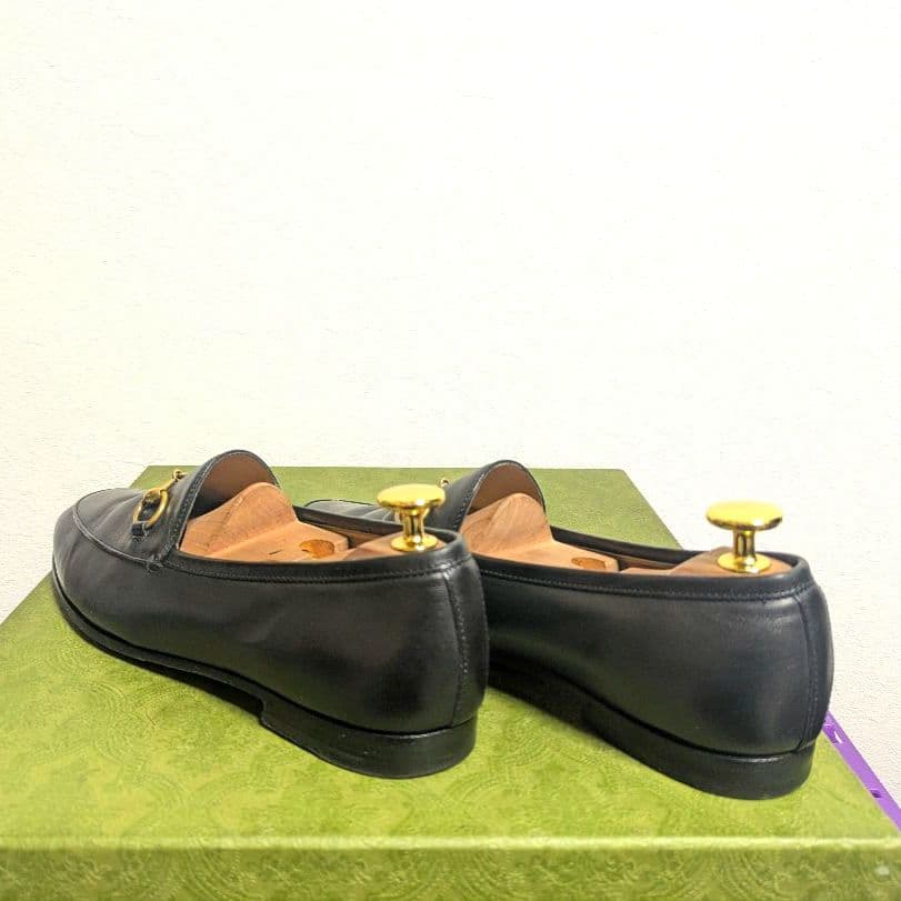 美品　GUCCI　ホースビットローファー　ヨルダーン　黒　37