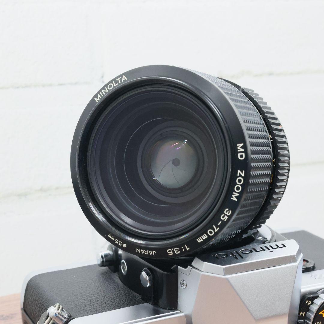 【完動品】minolta XG-S / MD ZOOM ROKKOR 35-70