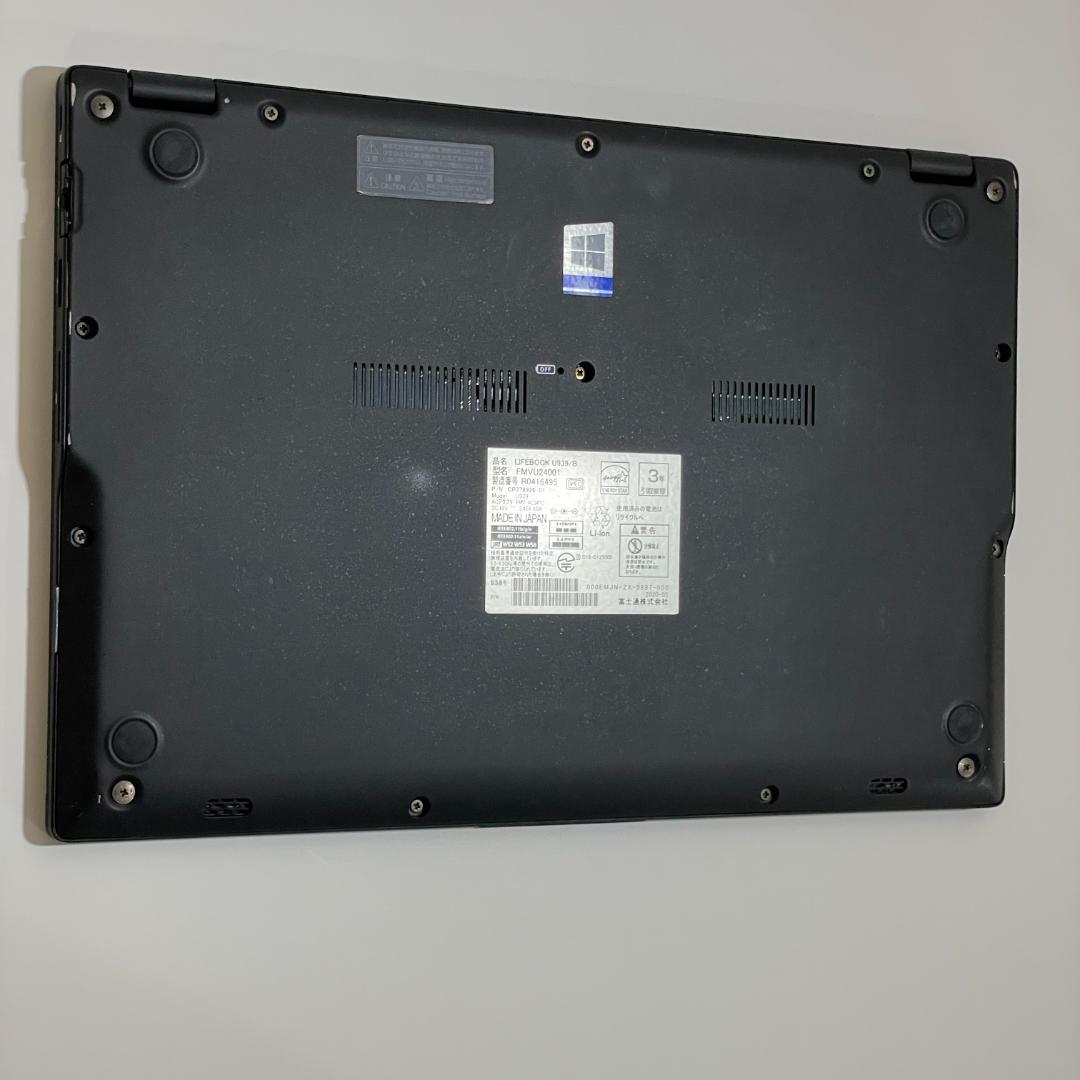 第8世代 i7 富士通 U939 ノートPC 16GB office2024