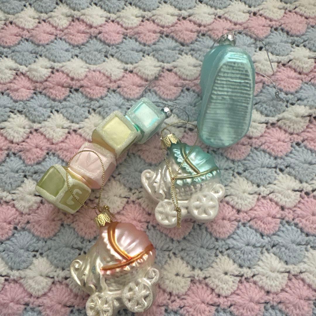 7058. パステル・baby ベビー オーナメント