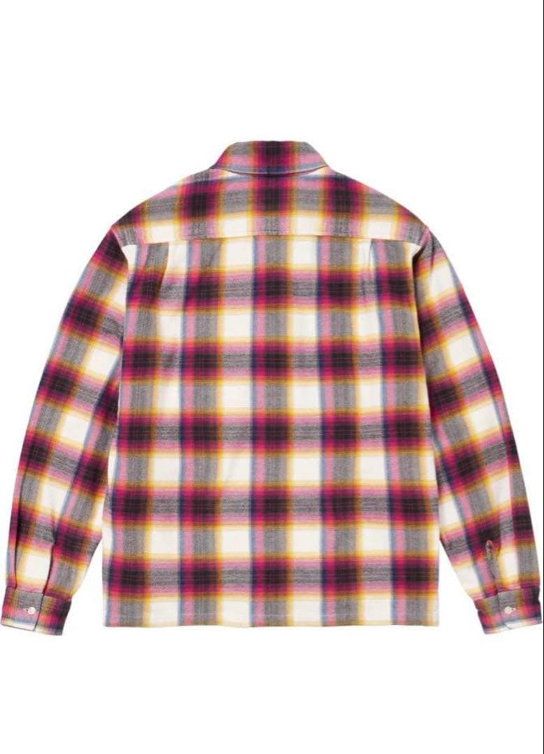 トップス Supreme Shadow Plaid Flannel ZipUp Shirt