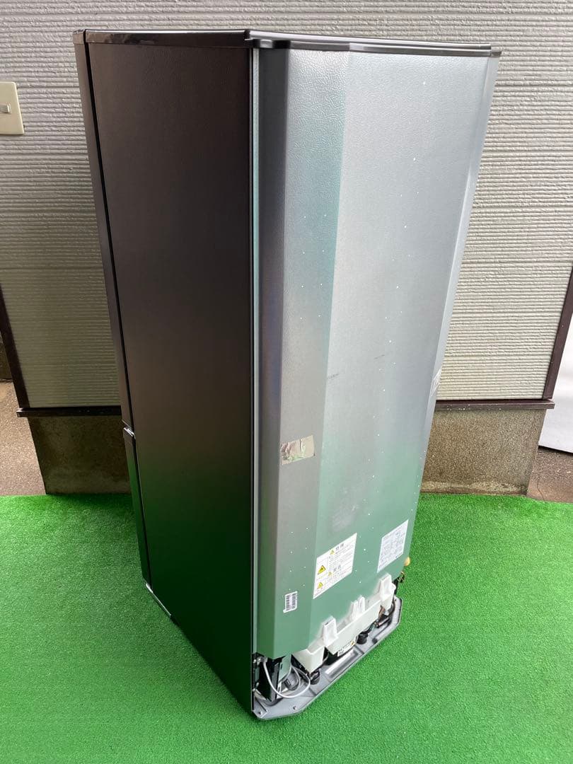 753美品✨ アクア おしゃれ木目調ウッドブラック大きめ2ドア冷蔵庫 201L