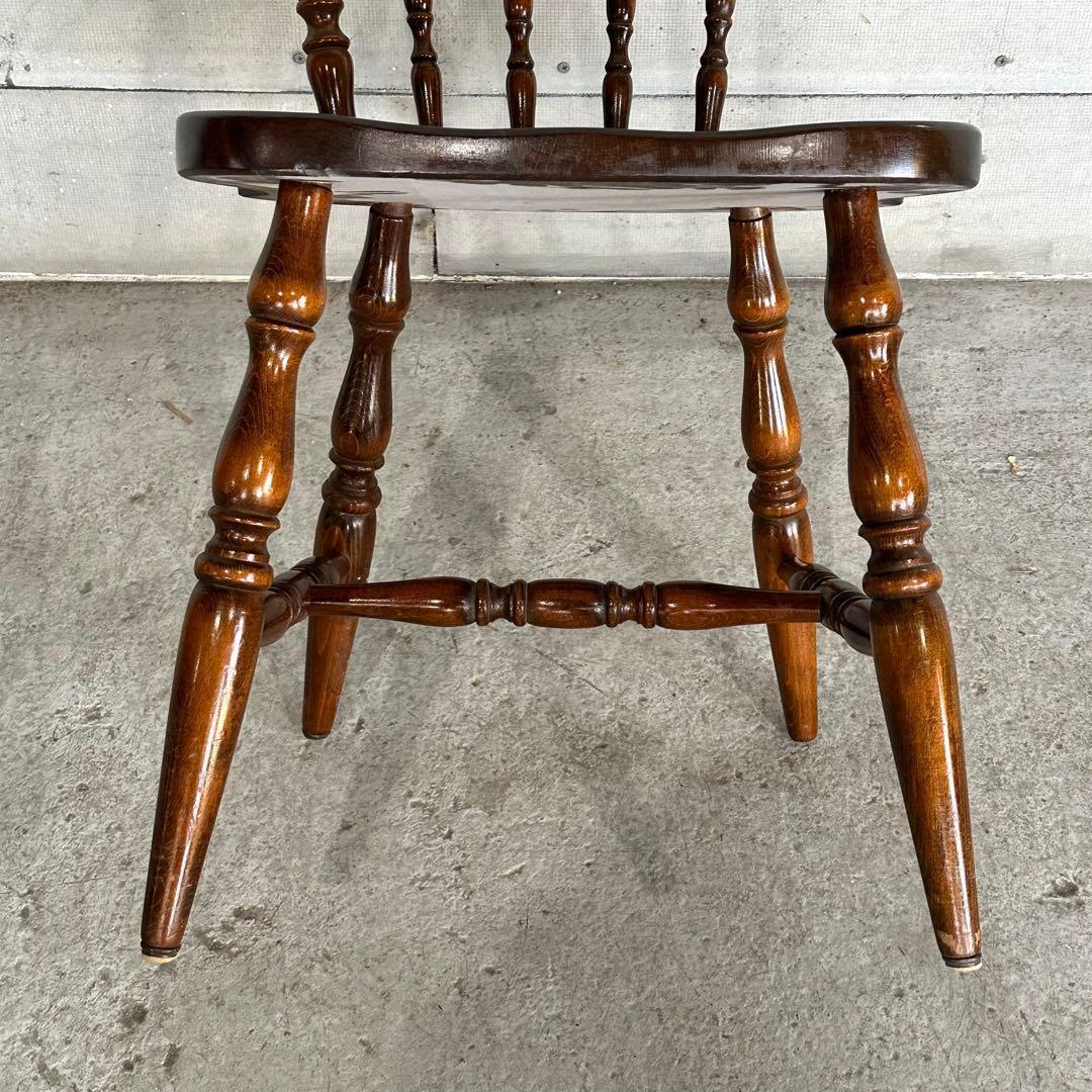 ✿訳あり✿ 昭和レトロ60s〜70s 飛騨産業 キツツキマーク ダイニングチェア