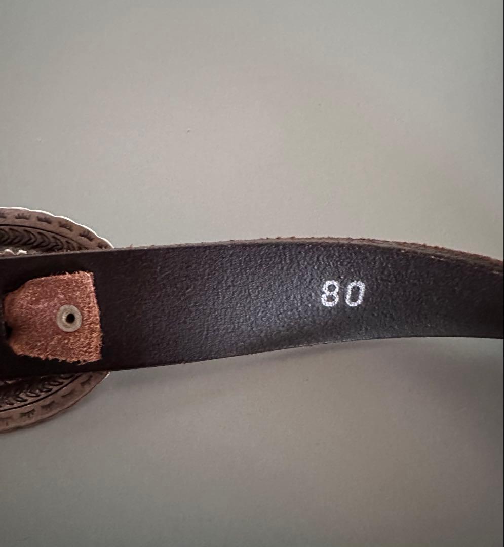 PUNTOVITA/CONCHOベルト（SUEDE）80