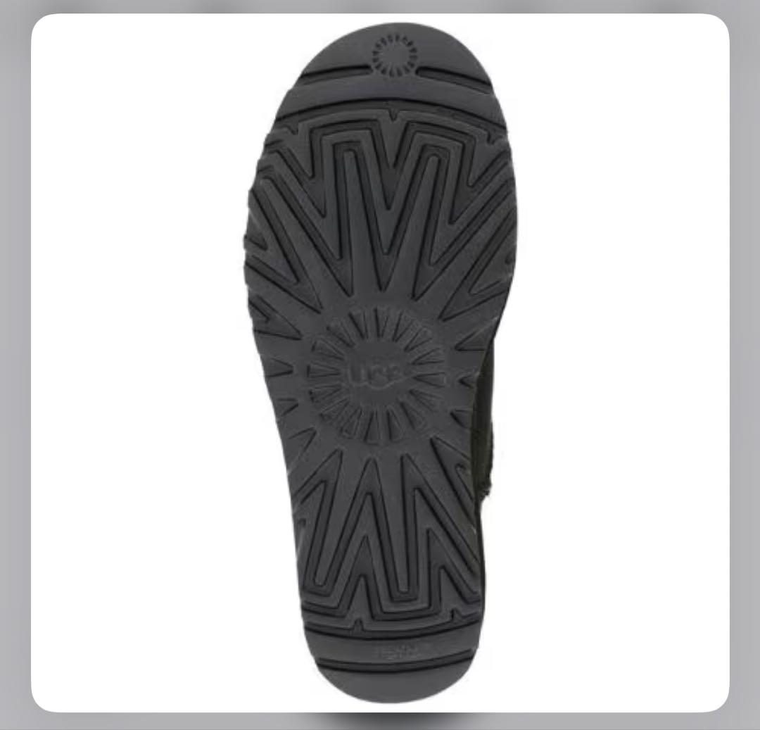 UGG アグクラシックウルトラミニ24cm ブーツ ブラック 黒 ショート