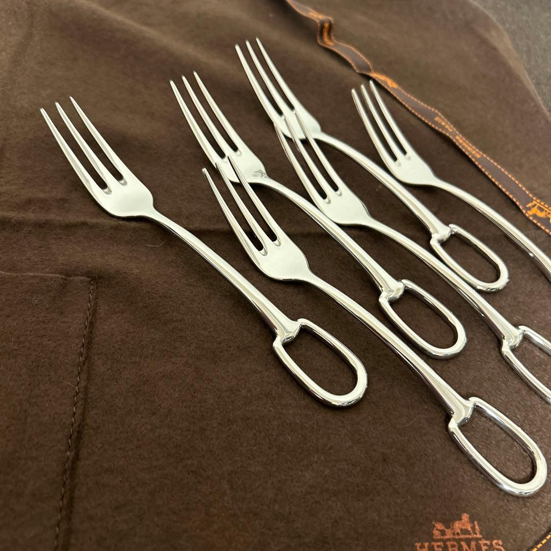 エルメス　アトラージュ　カトラリー　デザートフォーク