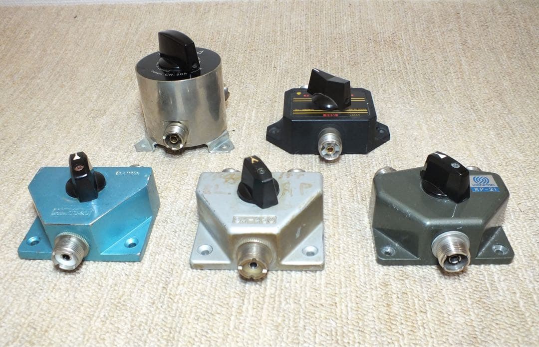 同軸切替器　５個