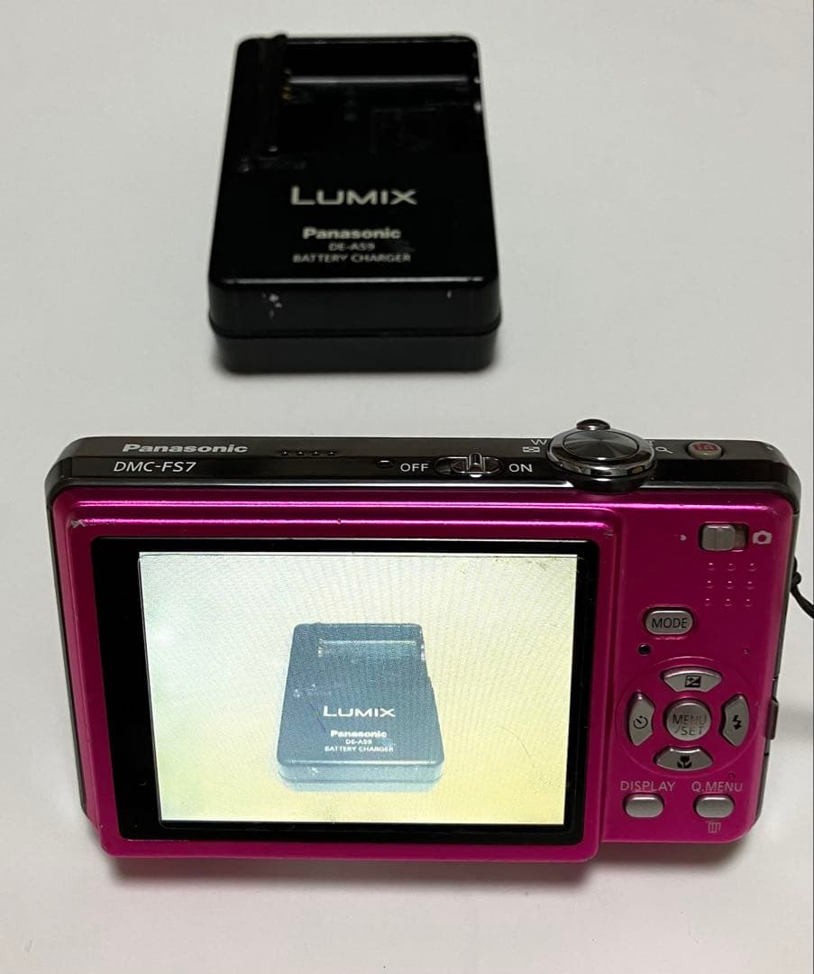 LUMIX★DMC-FS7★デジタルカメラ★パナソニック★ピンク★Y2K