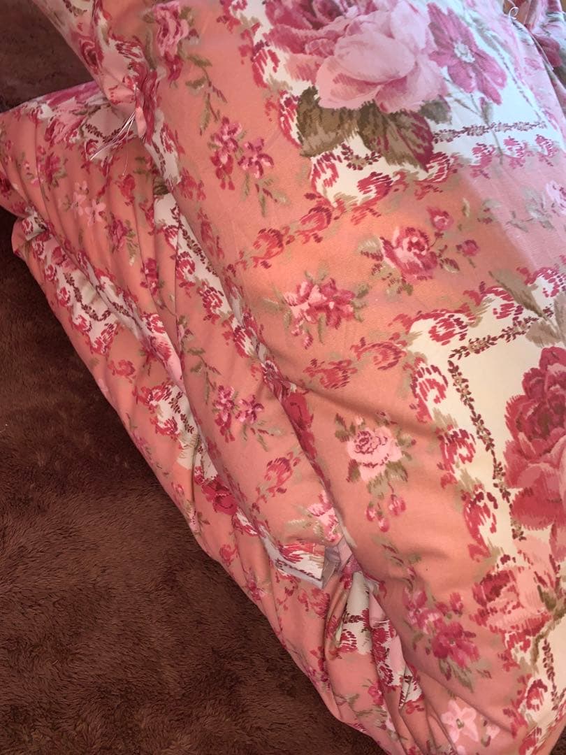 西川生地使用手造り220x220cm大判こたつ掛布団中綿も全て綿100%暖かい！