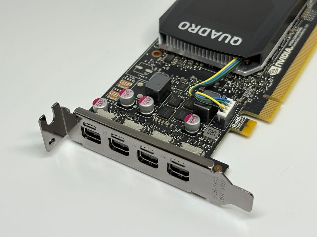 NVIDIA QUADRO P1000★ロープロファイルブラケット