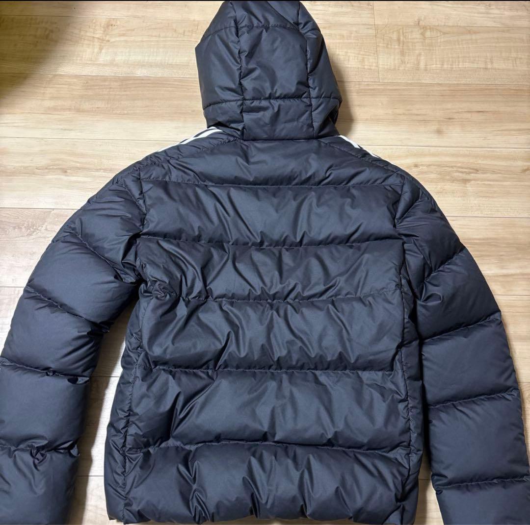 ポインコ弟様　メンズ　フーディダウン　アウター　ブラック　軽量　撥水　M