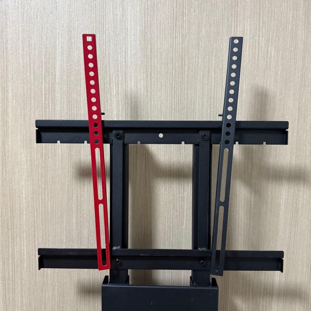 EQUALS 壁寄せテレビスタンド WALL V2 ロータイプ　ブラック　黒