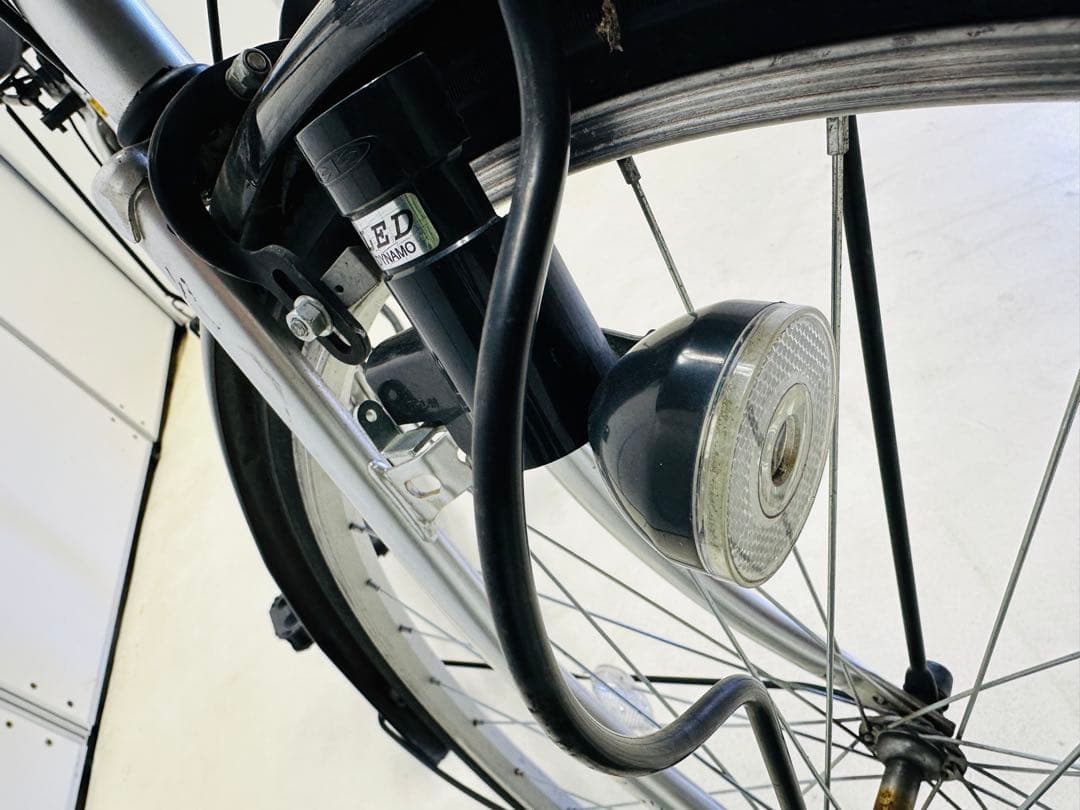 自転車 26インチ シティタイプ 前カゴ付き