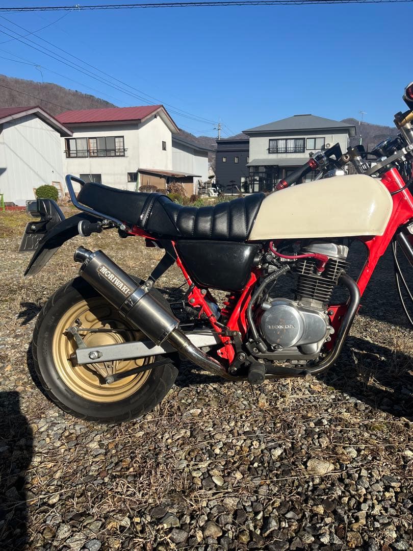 エイプ100モリワキチタンマフラー