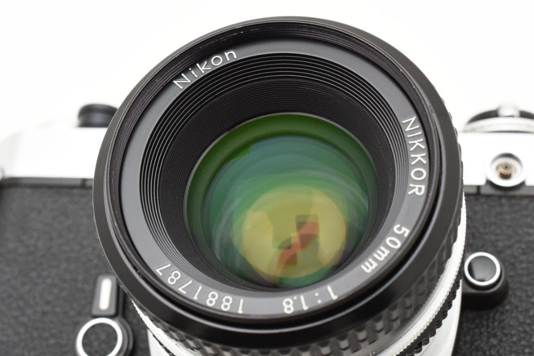【完動品】Nikon FE Silver + Ai 50mm F/1.8
