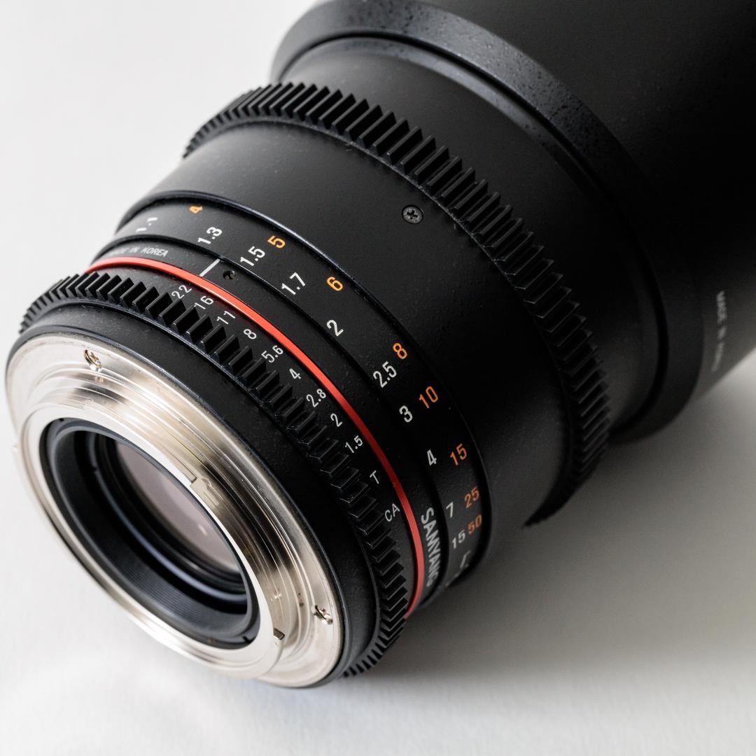 シネレンズ 85mm T1.5 フルサイズ EFマウント