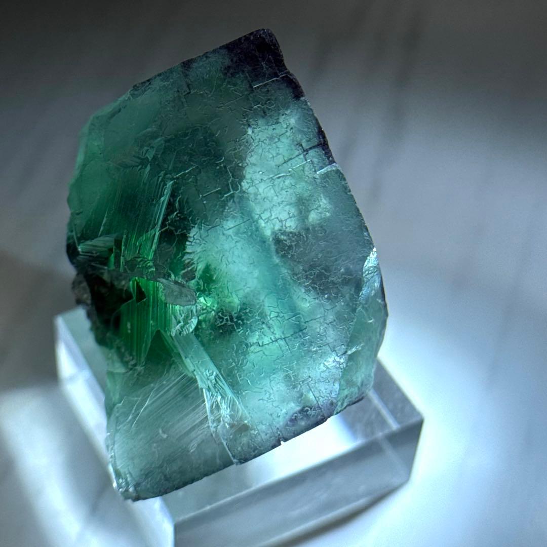 【D288】大きな結晶とゾーニング・.。*・ グリーンフローライト ナミビア