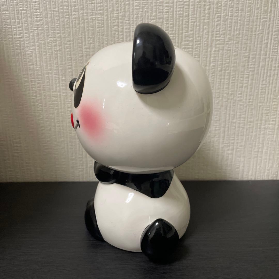 最終値下げ　昭和レトロ　内藤ルネ　パンダ貯金箱　ルネパンダ　陶器