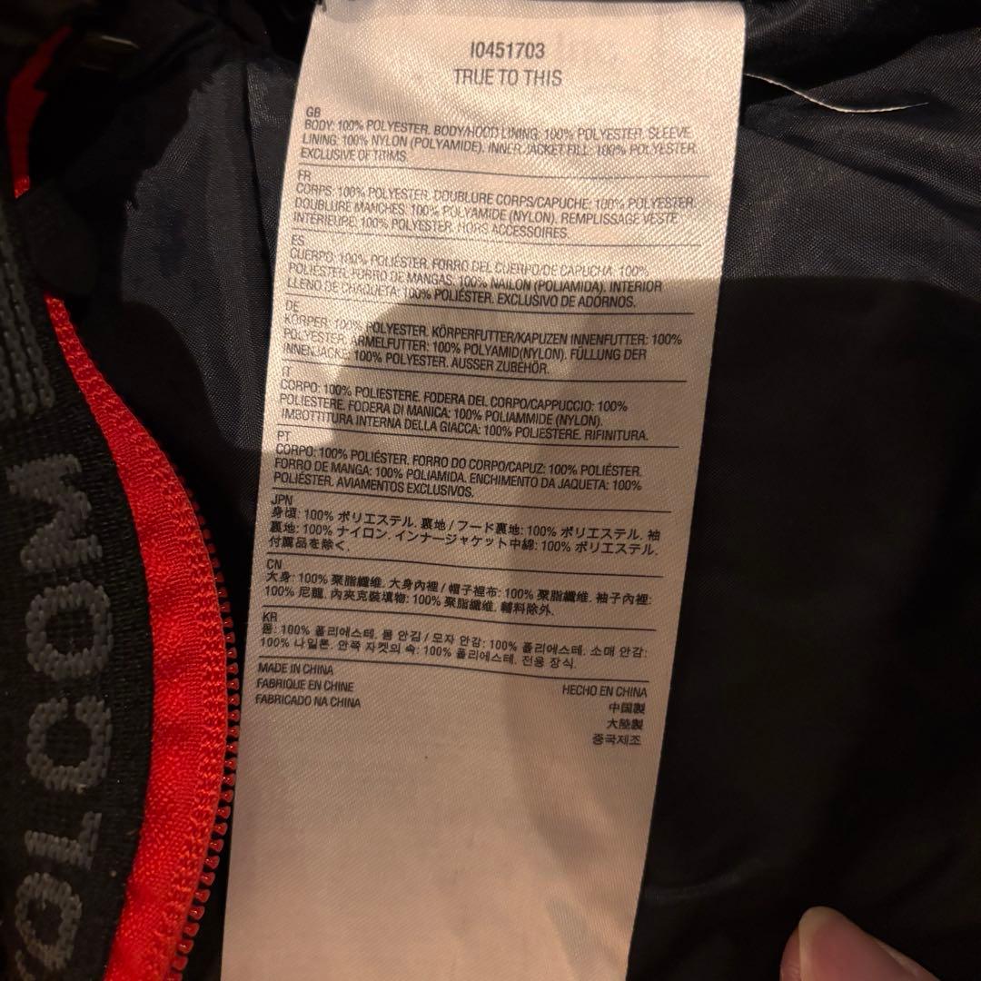 VOLCOM スキーウェア 子ども用 グレー/レッド