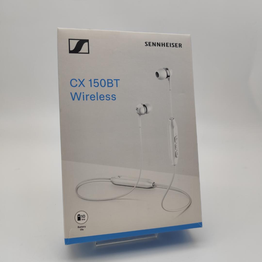 Sennheiser ブルートゥースイヤホン カナル型 CX-150BT 白