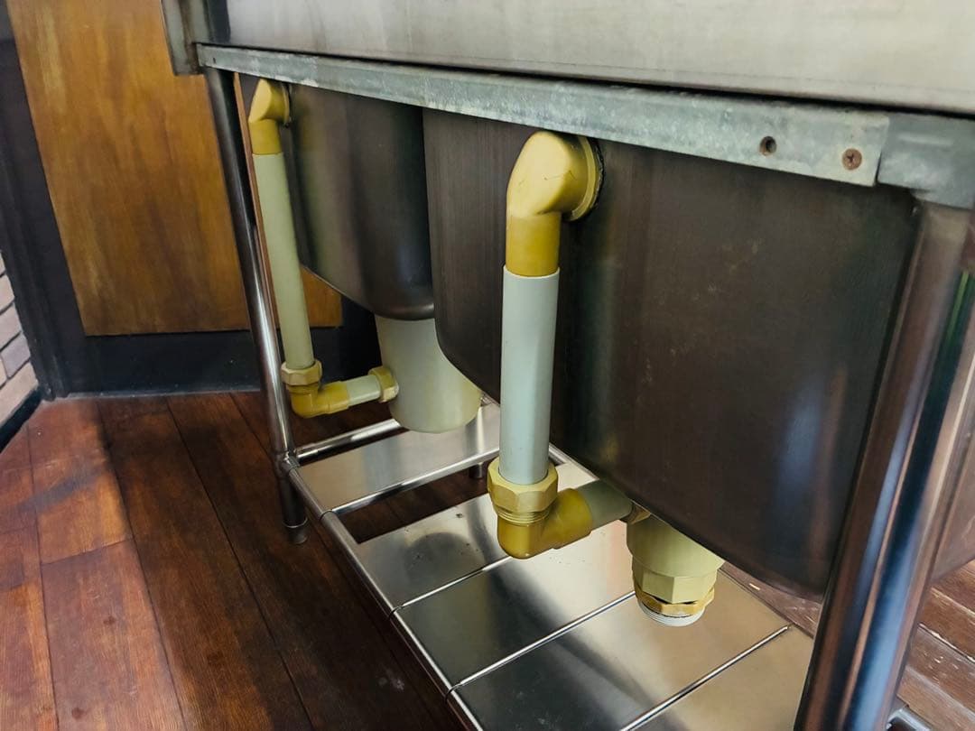 ★ 引取歓迎！クリナップ製 業務用 ステンレス二槽式シンク ★